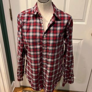 ❄️Men’s Ralph Lauren plaid button up shirt size large